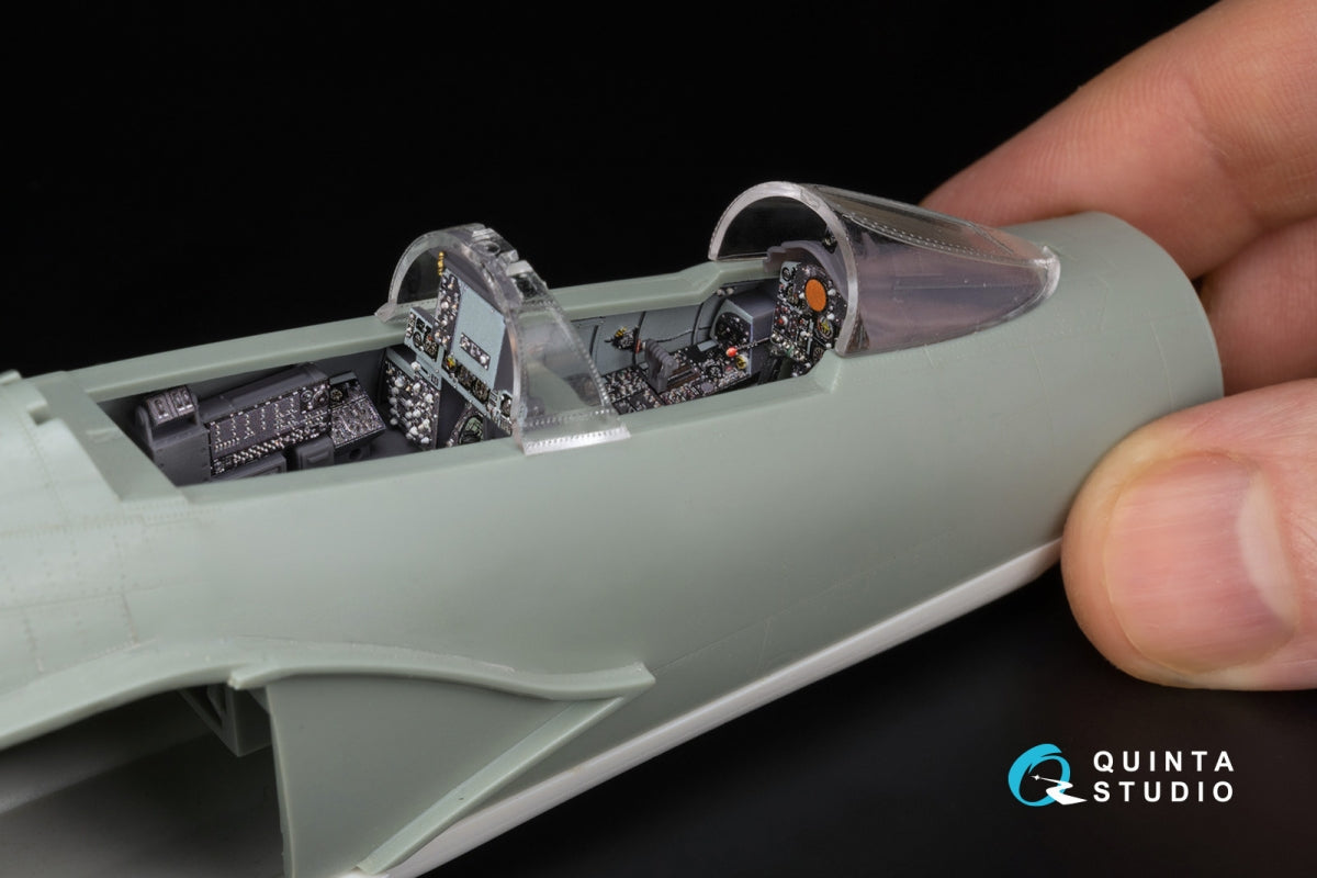 Intérieur imprimé en 3D et coloré sur papier décalcomanie (Academy) du F-4B Phantom II de Quinta Studio QD+48485 (avec pièces en résine imprimées en 3D) à l&amp;#39;échelle 1/48 – image 16