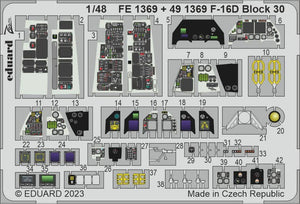Eduard BIG49384 F-16D Block 30 Kinetic Model 1/48 – immagine 6