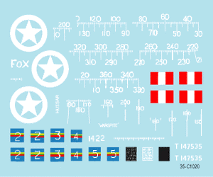 Star Decals 35-C1020 RMASG Shermans 1/35 – Bild 3