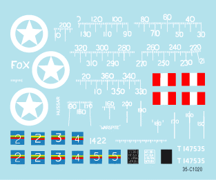 Star Decals 35-C1020 RMASG Shermans 1/35 – Bild 3