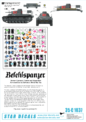 Star Decals 35-C1037 Befehlspanzer # 2 1/35 – Bild 2