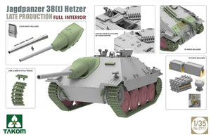 Takom 2172 Jagdpanzer 38(t) Hetzer Late Production Full Interior 1/35 – Bild 3