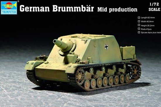 Trumpeter 07211 German Brummbar Mid production 1/72