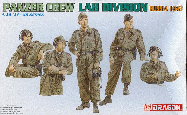 Dragon 6214 Panz.Crew, Lah Div. (Russie43) (1/35)