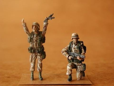 CMK F48059 US Airborne Desert Storm I (2 figurines) 1/48