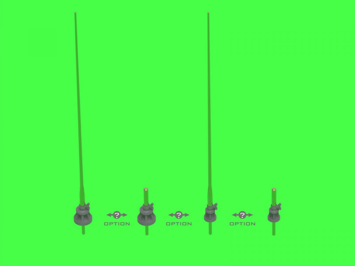 Master GM-72-019 German WWII 1,4m rod antenna (for Fu 7 radio set) (1pc) 1/72 – immagine 5