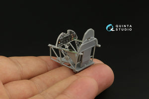 Intérieur imprimé en 3D et coloré sur papier décalcomanie Quinta Studio QD48401 Hawker Hurricane (Hobby Boss) 1/48 – image 9
