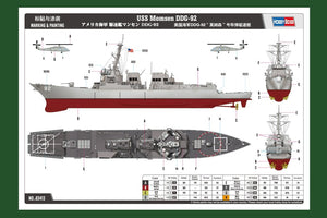Hobby Boss 83413 USS Momsen DDG-92 1/700 – Bild 4