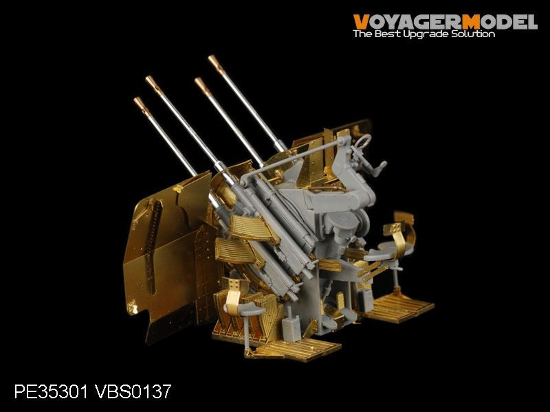 Maquette Voyager PE35301 Sd.Kfz.7/1 allemand de la Seconde Guerre mondiale, partie 2 (Flakverling38 de 20 mm), pour kit DRAGON au 1/35 – image 3