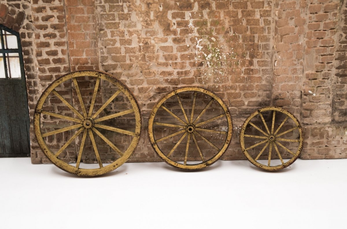 RT-Diorama 35599 Cart whells (3 pcs.) 1/35 – imagen 3