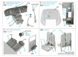 Quinta Studio QD35100 CH-54A 3D-Printed &amp;amp; coloured Interior on decal paper (ICM) 1/35 – Bild 2