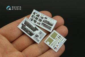 Quinta Studio QD48280 F/A-18C late 3D-Printed &amp;amp; coloured Interior on decal paper (HobbyBoss) 1/48 – immagine 10