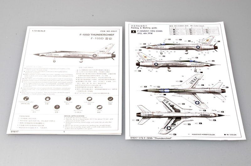 Trumpeter 01617 F-105D Thunderchief 1/72 – immagine 3