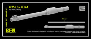 Rye Field Model 2100 M256 barrel for M1A1 (RFM Meng) 1/35