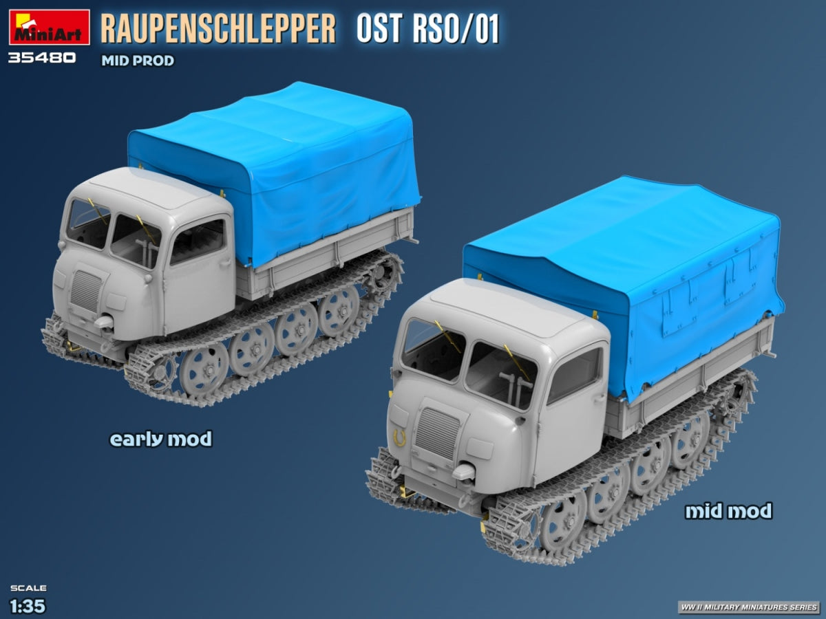 Miniart 35480 Raupenschlepper Ost RSO/01 Mid Prod. 1/35 – image 12