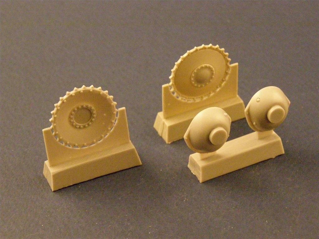 Panzer Art RE35-033 Drive wheels with transmission for Panzer II tank 1/35 – zdjęcie 3