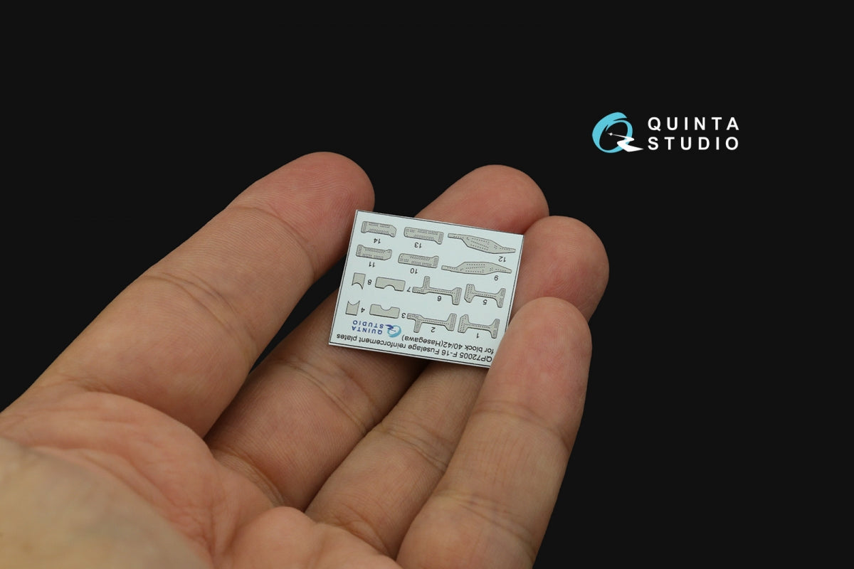 Quinta Studio QP72005 F-16 block 40/42 reinforcement plates (Hasegawa) 1/72 – Bild 4