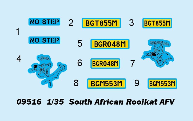 Trumpeter 09516 South African Rooikat AFV 1/35 – Bild 3