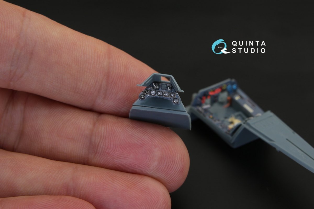 Quinta Studio QD48139 FW 190D-9 3D-Printed &amp;amp; coloured Interior on decal paper (for Eduard kit) 1/48 – immagine 4