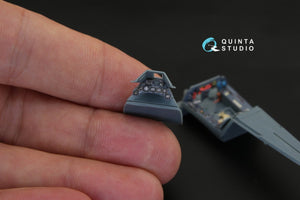 Quinta Studio QD48139 FW 190D-9 3D-Printed &amp;amp; coloured Interior on decal paper (for Eduard kit) 1/48 – immagine 4