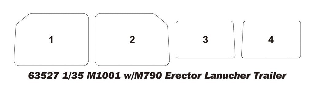J&amp;#39;adore le kit 63527 M1001 avec remorque lanceuse Erector M790 au 1/35 – image 4