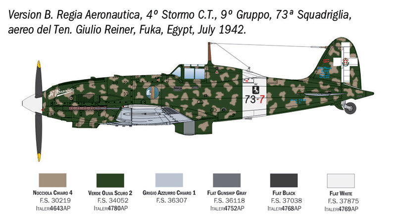 Italeri 2840 Macchi MC.202 Folgore 1/48 – Bild 7