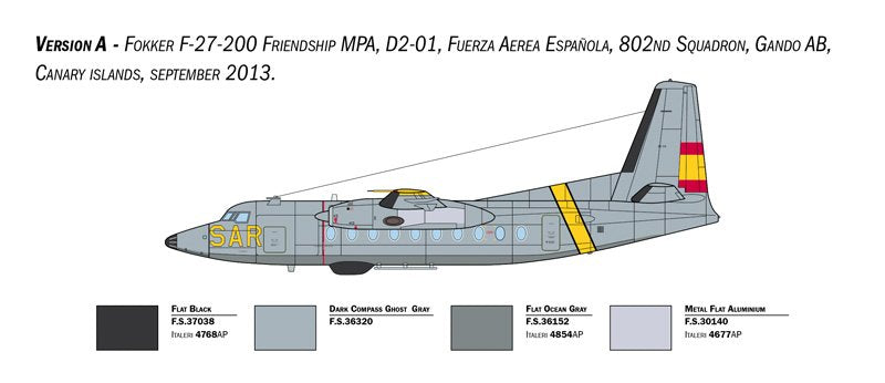 Italeri 1455 Fokker F-27 SAR 1/72 – Bild 4