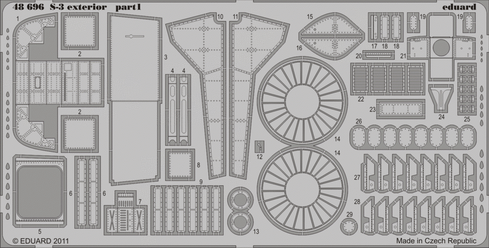 Eduard 48696 S-3 exterior 1/48 Italeri – Bild 2