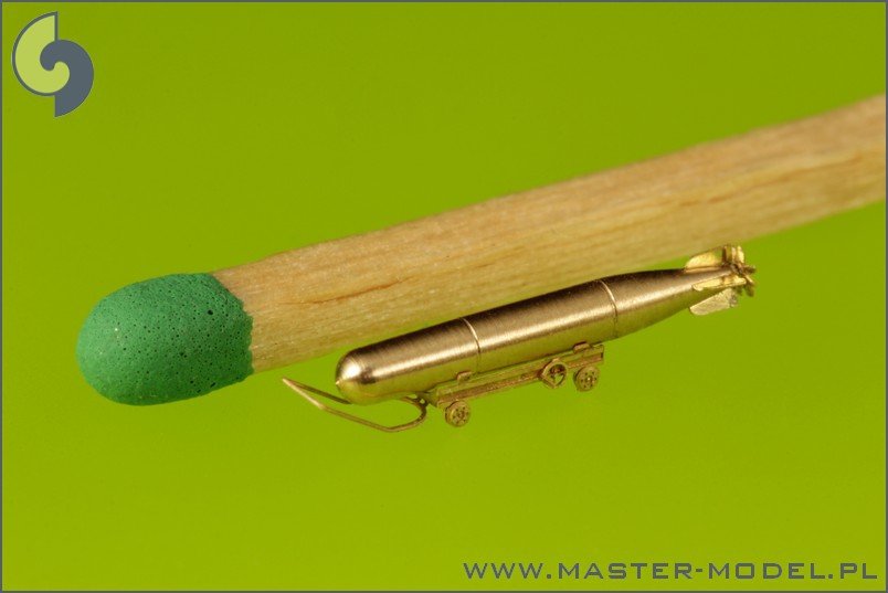 Master SM-350-072 USN Airborne torpedoes Mark 13 (22.4in) with trolleys - early type (10 pcs) – Bild 9