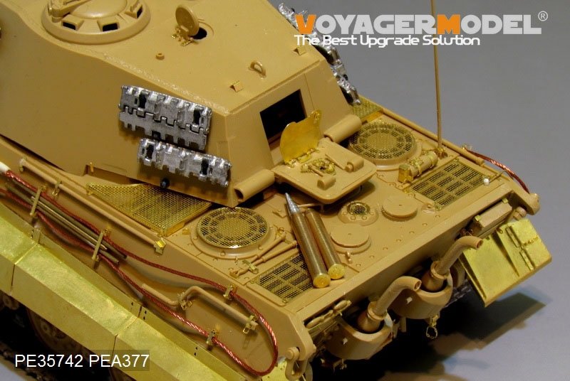 Voyager Model PE35742 WWII German King Tiger (Hensehel Turret) （For TAMIYA） 1/35 – immagine 2