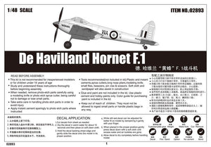 Trumpeter 02893 De Havilland Hornet F.1 1/48 – image 2
