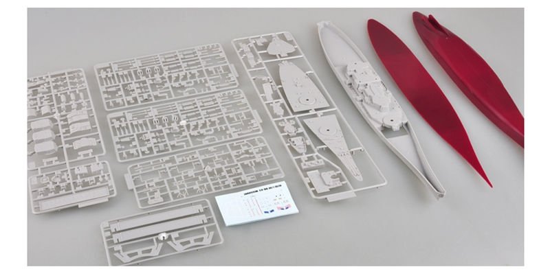 Trumpeter 05706 US Battleship BB-64 Wisconsin 1991 Modern 1/700 – Bild 4