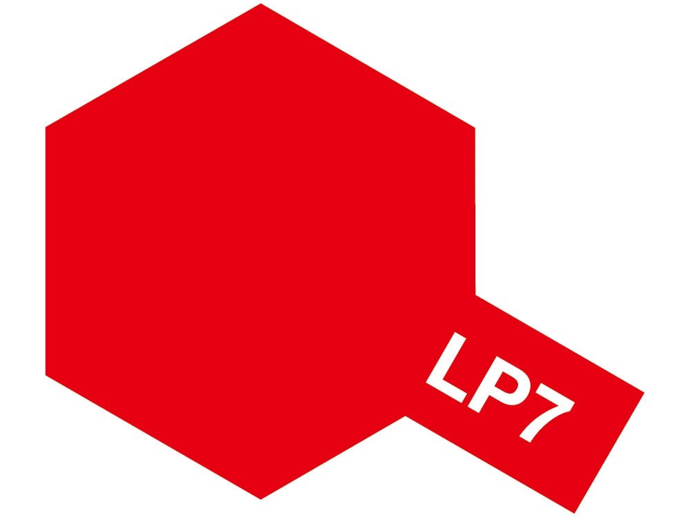 Tamiya 82107 LP-7 Pure red 10ml – immagine 2