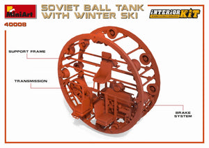 MiniArt 40008 SOVIET BALL TANK w/ WINTER SKI. INTERIOR KIT 1/35 – zdjęcie 20