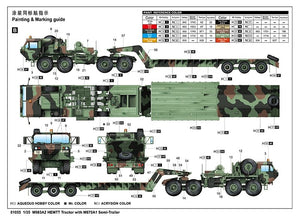 Tracteur Trumpeter 01055 M983A2 HEMTT avec semi-remorque M870A1 (1/35) – image 4