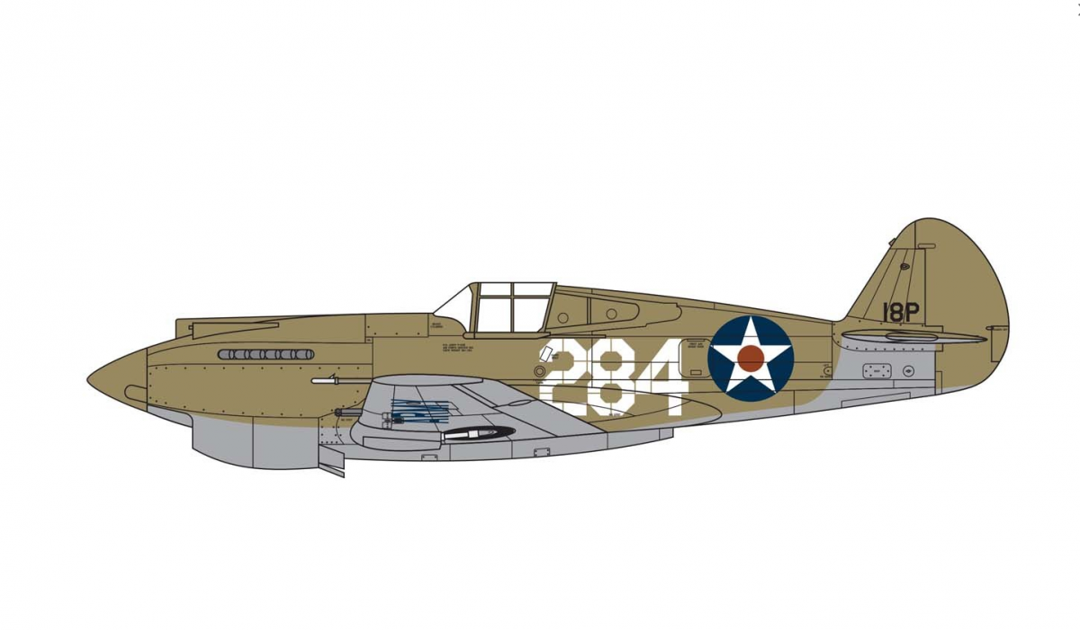 Airfix 01003B Curtiss P-40B Warhawk 1/72 – Bild 2
