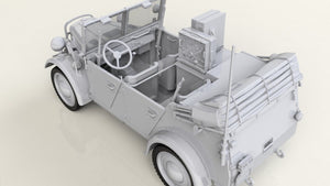 ICM 35583 le.gl.Einheitz-Pkw Kfz.2, WWII German Light Radio Communication Car 1/35 – Bild 5