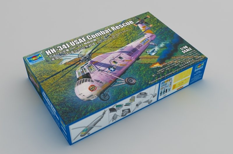 Trumpeter 02884 HH-34J USAF Combat Rescue 1/48 – immagine 2