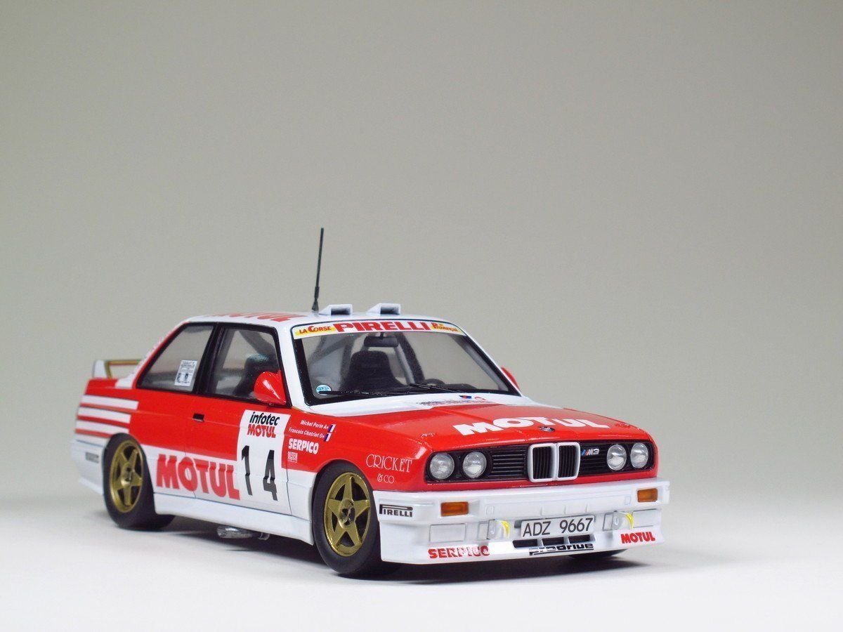 Aoshima 05061 BMW M3 E30 1989 Tour de Corse Rally Version 1/24 – Bild 2