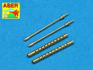 Aber A48 017 Jeu de 2 canons standard de calibre .50 (12,7 mm) pour mitrailleuses d&amp;#39;avion américaines Browning M2 (1/48) – image 2