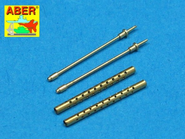 Aber A48 017 Jeu de 2 canons standard de calibre .50 (12,7 mm) pour mitrailleuses d&amp;#39;avion américaines Browning M2 (1/48) – image 2