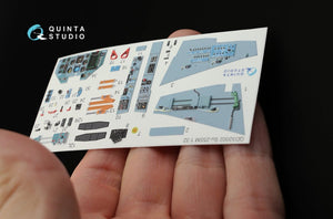 Quinta Studio QD32002 Su-25SM 3D-Printed &amp;amp; coloured Interior on decal paper (for Trumpeter kit) 1/32 – immagine 5