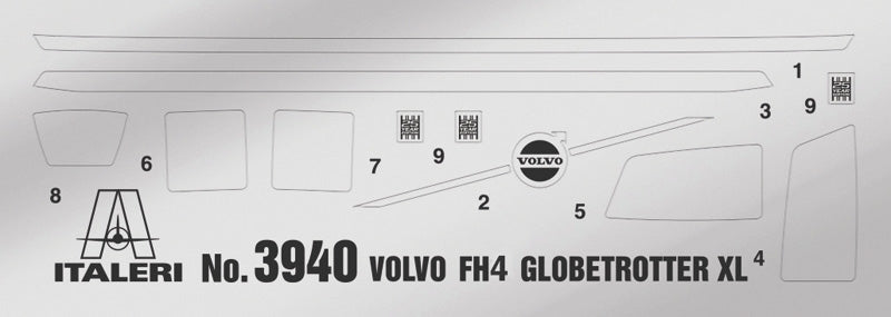 Italeri 3967 Volvo FH Low Roof 1/24 – image 4