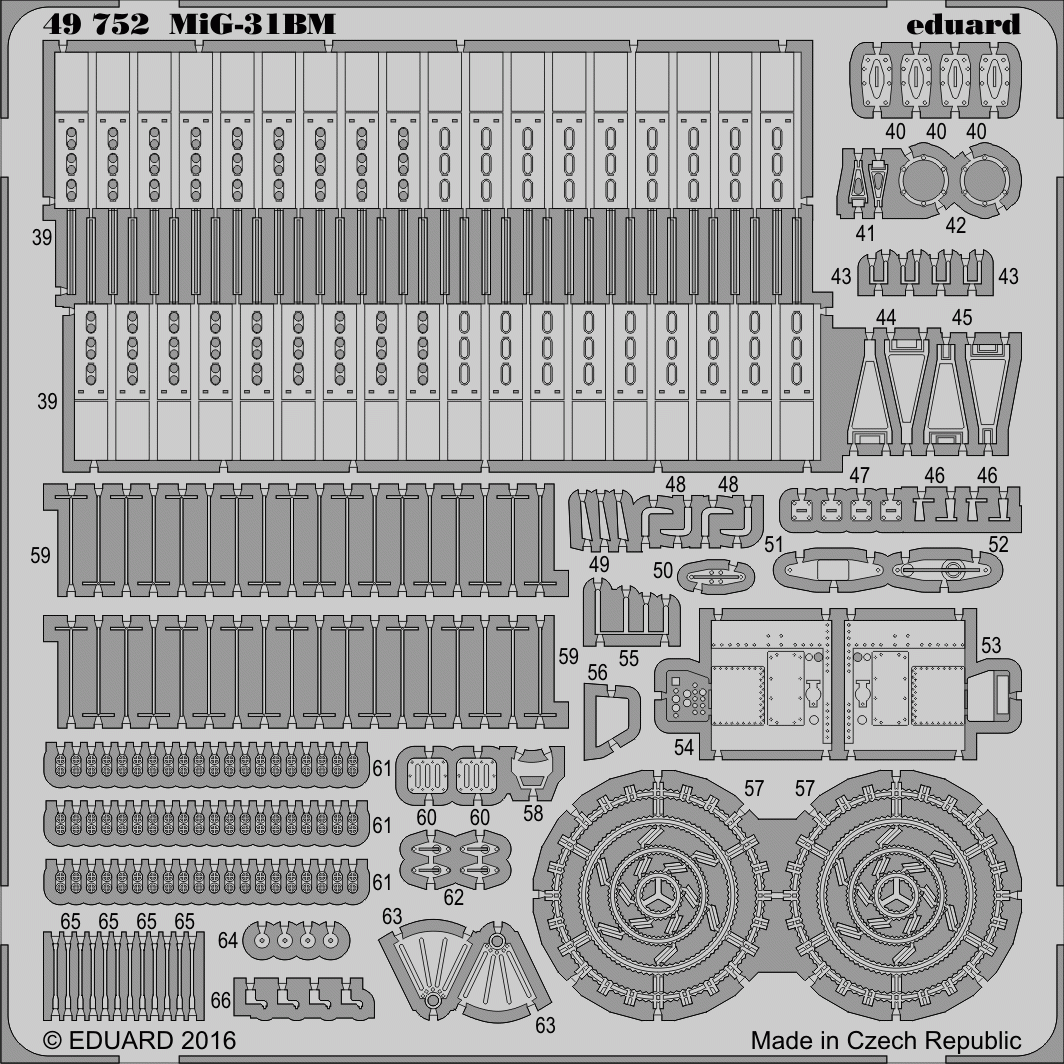 Eduard 49752 MiG-31BM 1/48 AMK – immagine 2