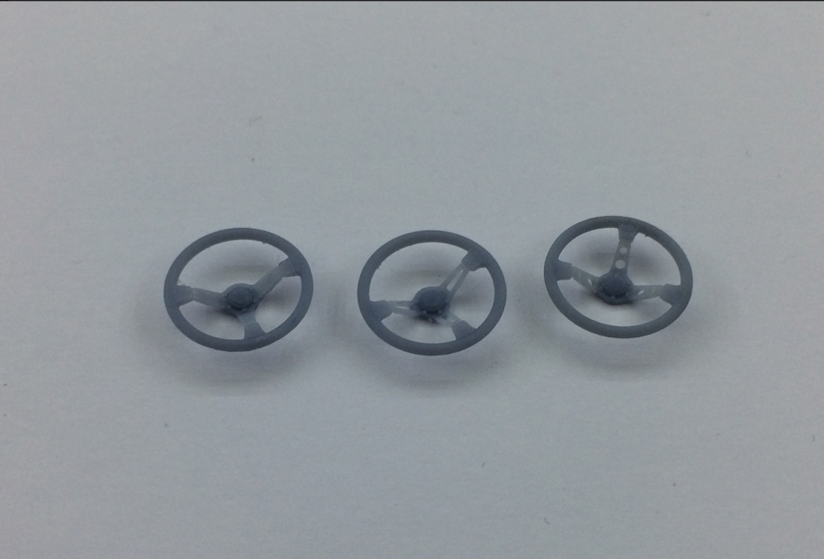 Yamamoto Model Parts YMPTUN22 Zestaw kierownic sportowych 1/24 – imagen 2