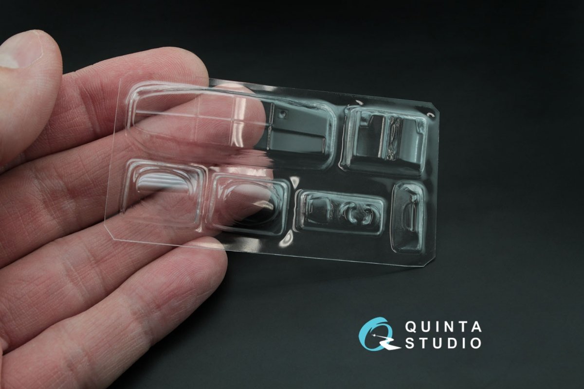 Quinta Studio QC48011 Pe-2 vacuformed clear canopy (for Zvezda kit) 1/48 – Bild 3