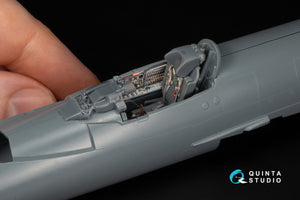 Quinta Studio QD+48551 MiG-21R (grey cockpit panels) 3D-Printed &amp;amp; coloured Interior on decal paper (Eduard) (with 3D-printed resin parts) 1/48 – immagine 2
