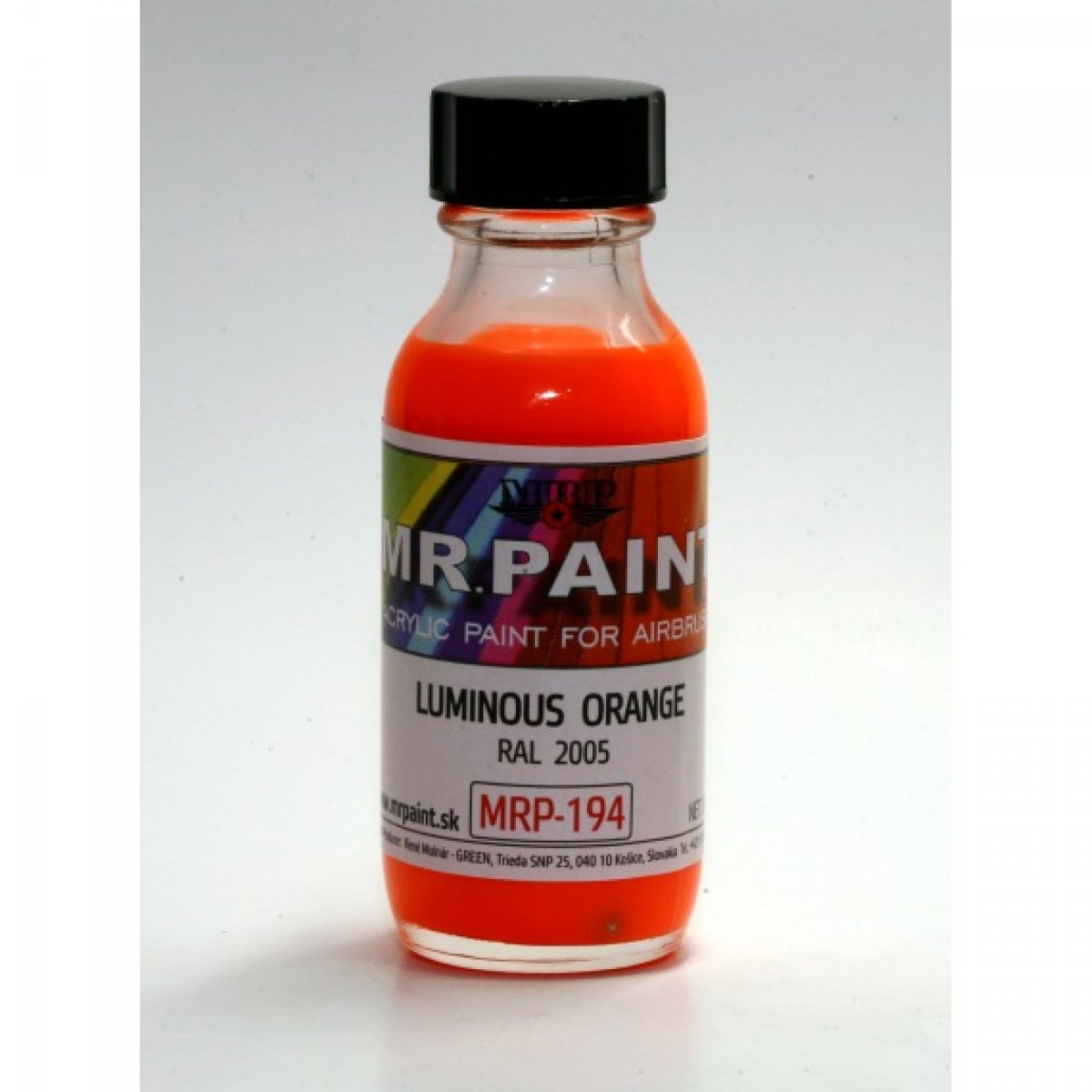 MR. Paint MRP-194 LUMINOUS ORANGE RAL 2005 30ml – Bild 2