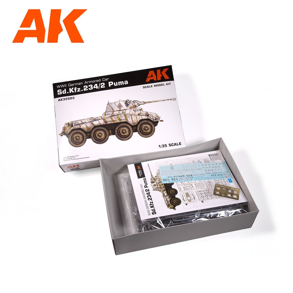 AK Interactive AK35503 SD.KFZ.234/2 PUMA 1/35 – image 2