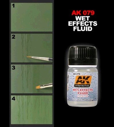 AK Interactive AK079 Wet Effects Fluid 35ml – immagine 2